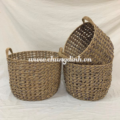 Seagrass Basket for storage and home decoration
