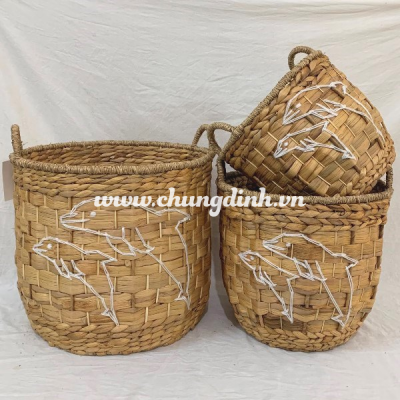 Handcraft Natural storage basket