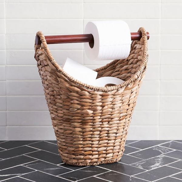 WH046-21 waterhyacinth toilet basket